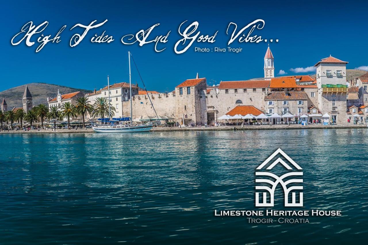 Limestone Heritage House Trogir Buitenkant foto