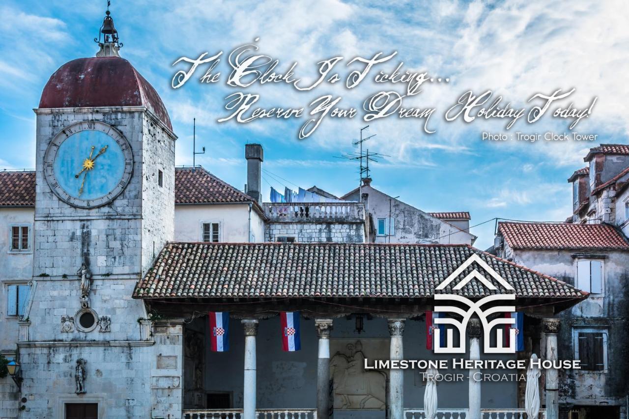 Limestone Heritage House Trogir Buitenkant foto