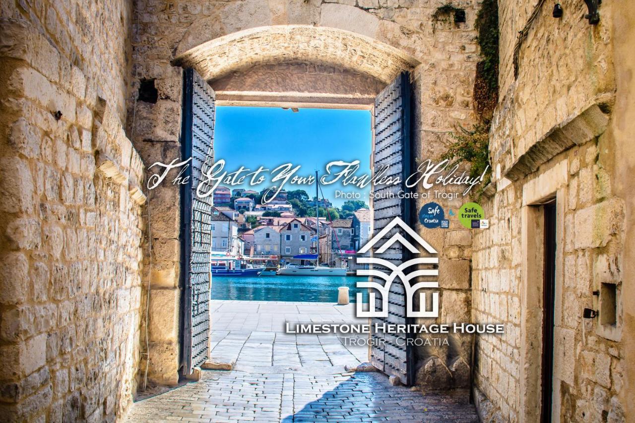 Limestone Heritage House Trogir Buitenkant foto